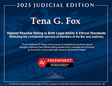 2023 Judicial Edition | Tena G. Fox